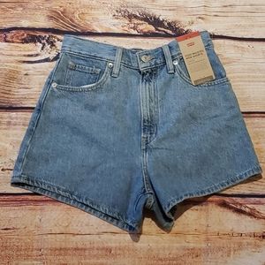 Levi's High-Waisted Mom Shorts